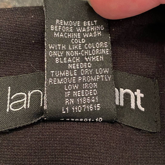 Lane Bryant Black White Short Sleave Sheath Dress Slouchy Neck Easy‎ Care 14 16 - Picture 7 of 7